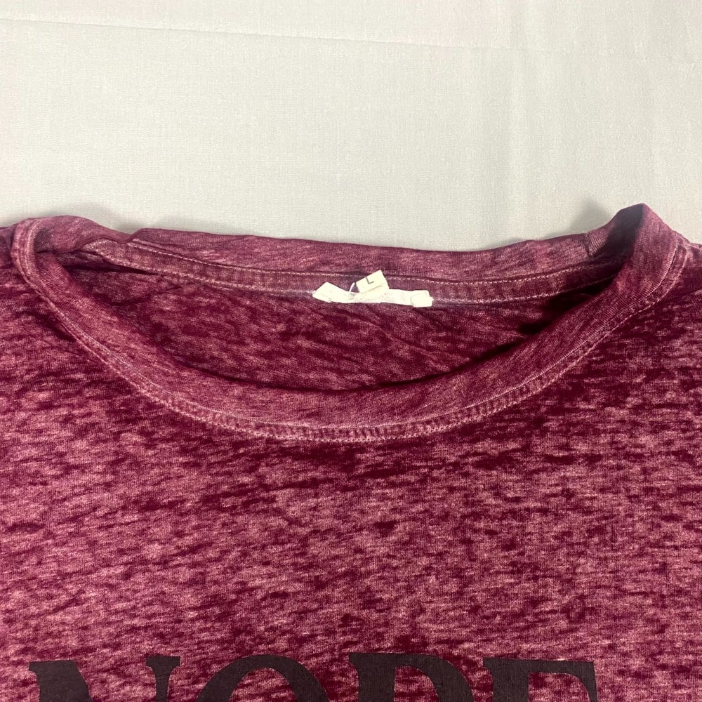 Maurices Nope‎ Not Today T Shirt Womens Large Heather Red Graphic Print Casual - Picture 3 of 11